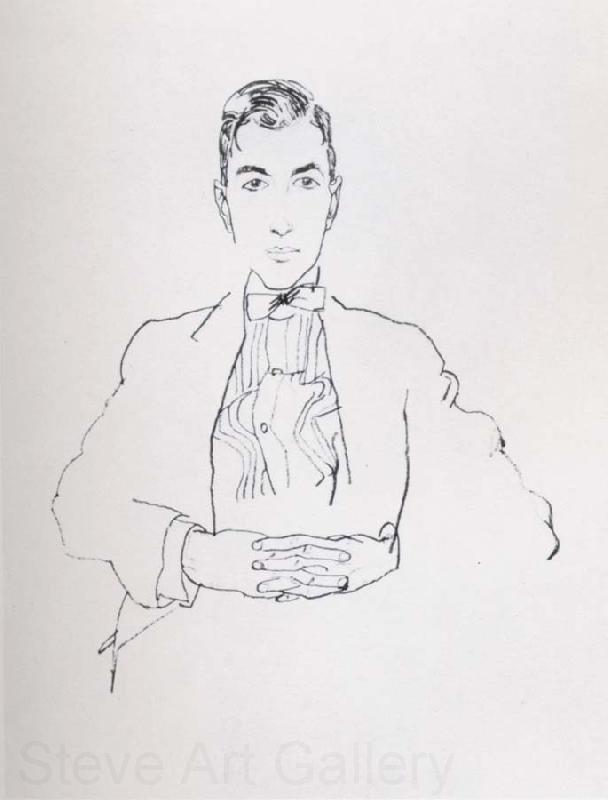 Egon Schiele Portrait of erich lederer